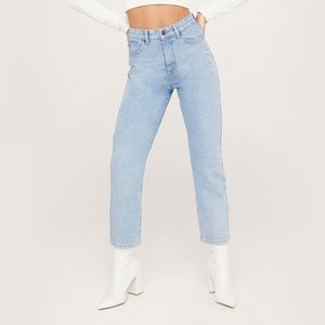 Organic Denim High Waisted Mom Jeans